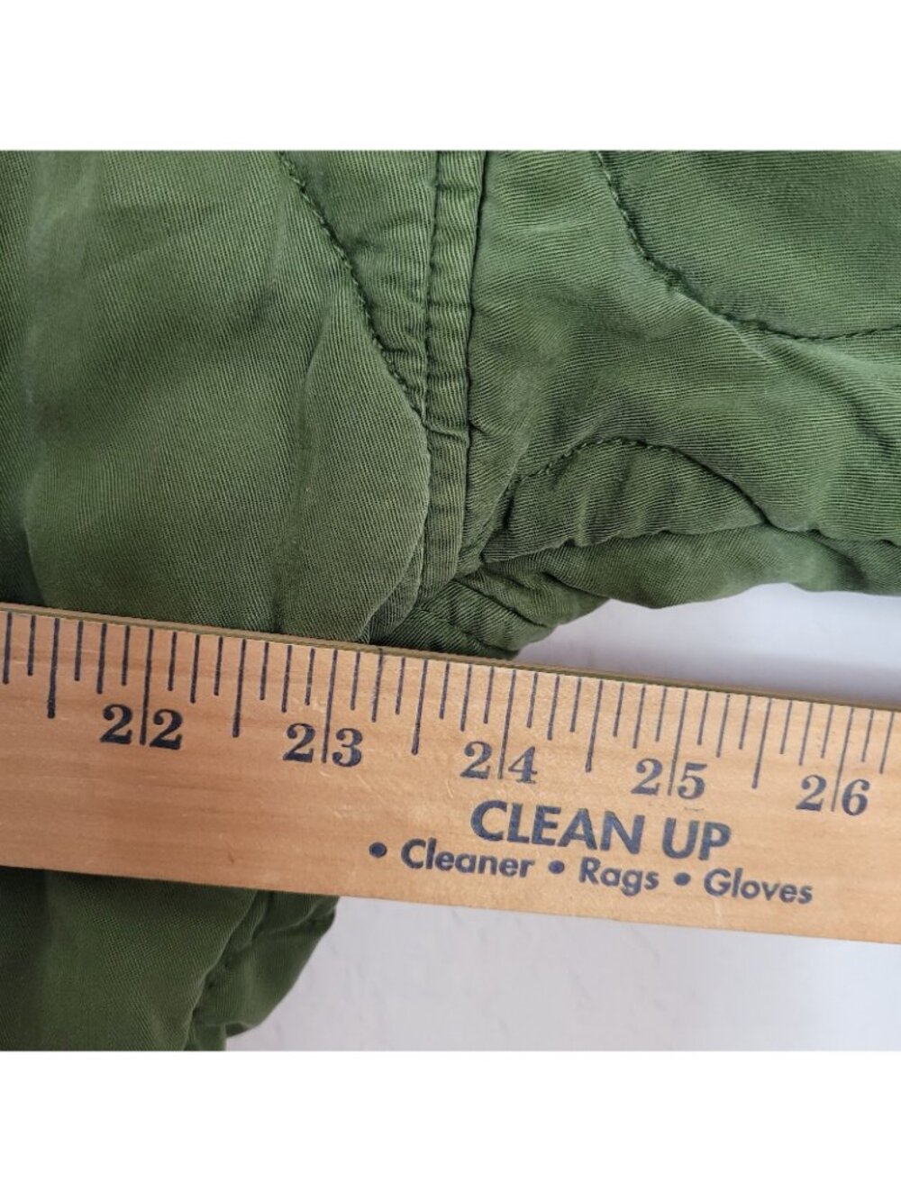 BlankNYC Hooded Quilted Jacket Snap Front Closure Side Slant Pockets Size MED - Picture 8 of 13